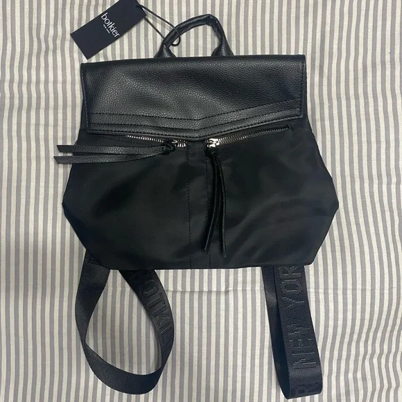 Botkier Black Leather Convertible Backpack City Chic Tote Shop Botkier Handbags and Bagpacks at SilkRoll. Trade with us! main image 2
